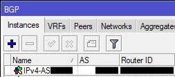 RouterOS BGP Instances Preview