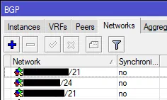 RouterOS BGP Networks Preview